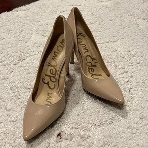 Tan pumps